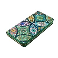 Ethnic wave Simia trend Long money clip card bag for credit card holders Multi-functional wear women's ultra-thin wallet