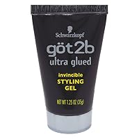 got2b Ultra Glued Invincible Styling Gel Hair Gel 1.25 oz (12 Pack)