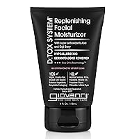 GIOVANNI D:tox System Replenishing Facial Moisturize - Face Moisturizer, Contains Super Antioxidants Acai & Goji Berry, Helps to Prevent Dryness, Hydrating for Healthier, Dermatologist Tested - 4 oz