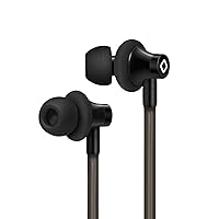 A3 Active Stereo Earphone - Anti-Radiation Wired Sports Earbuds with Airflow Audio Technology – Handsfree Headphones with Built-in Microphone (Black)