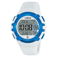 Lorus Unisex-Adult Digital Watch with Silicone Strap R2393LX9