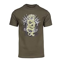 Men's Golden Dragon Short-Sleeve T-Shirt