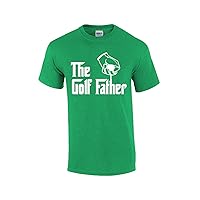 The Golf Father Men's Funny Father's Day Golfer Birthday Short Sleeve T-Shirt Graphic Tee