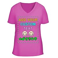 Custom Personalized Bella Women's V-Neck Tee - Printed Text - Your Design Here