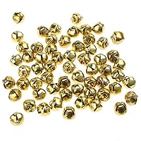 Homeford Metal Jingle Bells, 3/8-inch, 60-Count, Gold