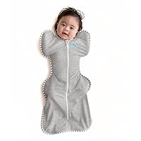 Love to Dream Swaddle UP, Baby Sleep Sack, Self-Soothing Swaddles for Newborns, Get Longer Sleep, Snug Fit Helps Calm Startle Reflex, New Born Essentials for Baby, 13-19 lbs, Gray