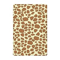 African Brown Giraffe Print Crib Sheets for Boys Girls Pack and Play Sheets Portable Mini Fitted Crib Sheet for Standard Crib and Toddler Mattresses Baby Crib Sheets for Girls Babies Boys, 52x28IN