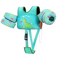 HeySplash Swim Vest for Kids, Toddler Pool Floaties Fit 13-30/22-70 Lbs, Baby Arm Floaties with Adjustable Strap, Swim Jacket Water Wing Arm Band, Puddle Beach Boat Jumper Boy Girl Learn to Swim Aid