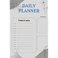 DAILY PLANNER: DAILI AGENDA AND JOURNAL full page per day , 365 PAGES