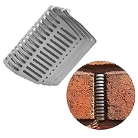 2.75 Inch Stainless Steel Weep Hole Cover (25 Pieces) Stops and Keeps Out Mice, Wasps, Bees, Lizards, Snakes, Scorpions and Many Insects.