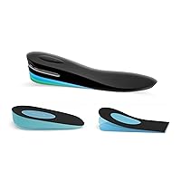 SOL3 Height Increase Insole Premium Shoe Lift Package: Original, Half-Inch & One-Inch Version Bundle