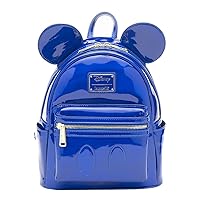 Loungefly Disney Mickey Mini Backpack, Blue Oil Slick'