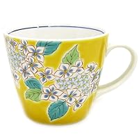 pottery mug Hydrangea (japan import)