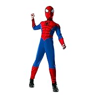 Rubie's Marvel Ultimate Spider-Man 2-in-1 Reversible Spider-Man / Venom Muscle Chest Costume, Child Large - Large One Color