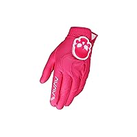 Skull Edition Collar Golf Gloves, for Men or Women, Golf Accessories (Pink, 18, Female Left)