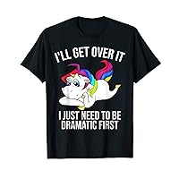 Funny Unicorn Lover Gift | Cute Drama Queen Girls Kids Women T-Shirt