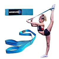 Cheerleading Flexibility Stunt Strap - Improve Stretching and Stunts for Cheer Dance Gymnastics & Physical Therapy – Stocking Stuffers Present for Kids Girls Adults - 12 Colors