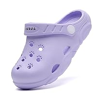 YUKTOPA Children's Garden Clogs Shoes Toddler Little Kid Sandals Slippers Breathable Beach Shower Shoes