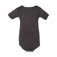 Infant Triblend Short-Sleeve One-Piece 6-12MOS CHAR BLACK TRIB