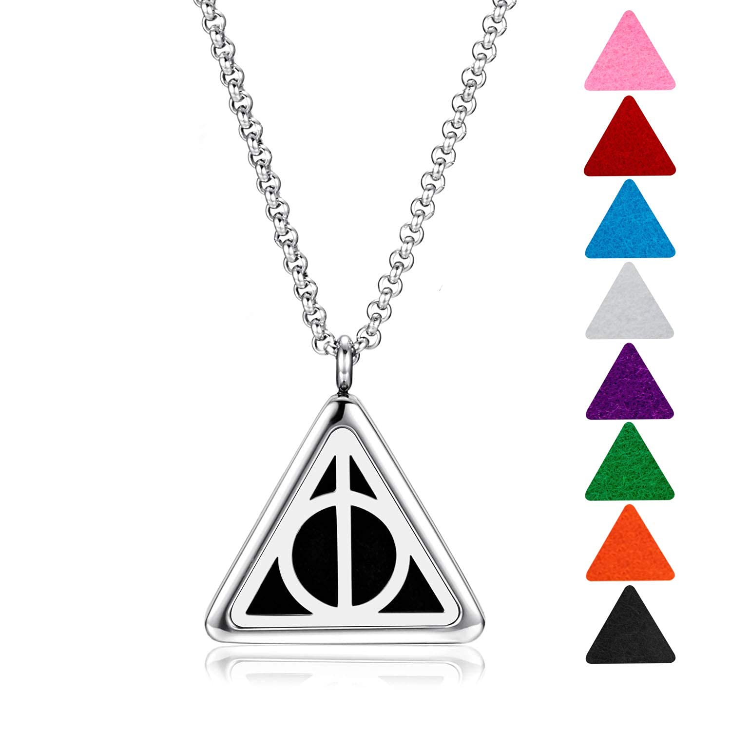 Wild Essentials Potter Hallows Necklace Aromatherapy Diffuser Pendant, 24