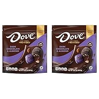 DOVE PROMISES Individually Wrapped Almond & Dark Chocolate Candy Assortment, 12.67 oz Bag (Pack of 2)