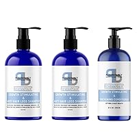 Biotin Shampoo for Thinning Hair Care | RevivaHair Volumizing Shampoo + Biotin Conditioner for Fine Hair Care | Volumizing Conditioner