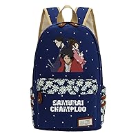 Anime Samurai Champloo Backpack Canvas Bookbag Daypack Satchel School Bag Laptop Bag 8