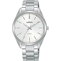 Lorus Woman Womens Analogue Quartz Watch with Stainless Steel Bracelet RG211WX9, Silver, Modern