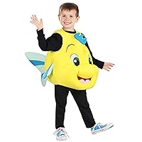 Disney The Little Mermaid Flounder Costume for Toddlers, for Halloween, Cosplay, Ocean Animal Party & Dress Up
