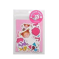 Coco-chan RYCK-841 Greeting Life Sticker Pack, Pink