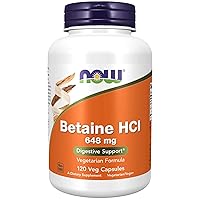 FOODS Betaine Hcl, 120 Count