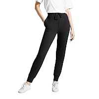 HUE Women's Super Soft Hi-Rise French Terry Jogger Pants with Pockets