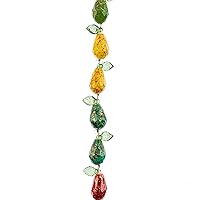 Flower 7in Bead Strand Faceted Teardrop Mix, 8x12mm, 10pcs