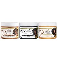 ORS Curls Unleashed Color Blast Temporary Color Wax, Infused with Beeswax & Castor Oil, Golden Bars - Molasses - Bombshell - Bundle