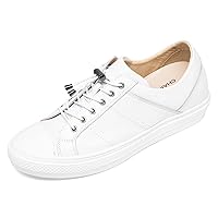 CHAMARIPA Men's Invisible Height Increasing Elevator Shoes-Sneakers Genuine Leather Casual Shoes-2.36 Inches Taller H81C89K013D