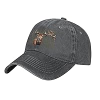 Beauty Deer Print Baseball Cap Adjustable Outdoor Hat Unisex Headwear Easter Sun Hats,Trucker Cap Gift