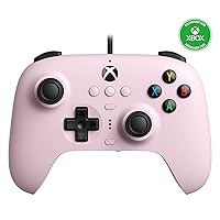 8Bitdo Ultimate Wired Controller for Xbox Series X, Xbox Series S, Xbox One, Windows 10 & Windows 11 - Officially Licensed (Pastel Pink)