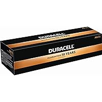 Duracell MN15P36 Standard Battery, AA, Alkaline, PK36 Lighting, 36 Count (Pack of 1), Black