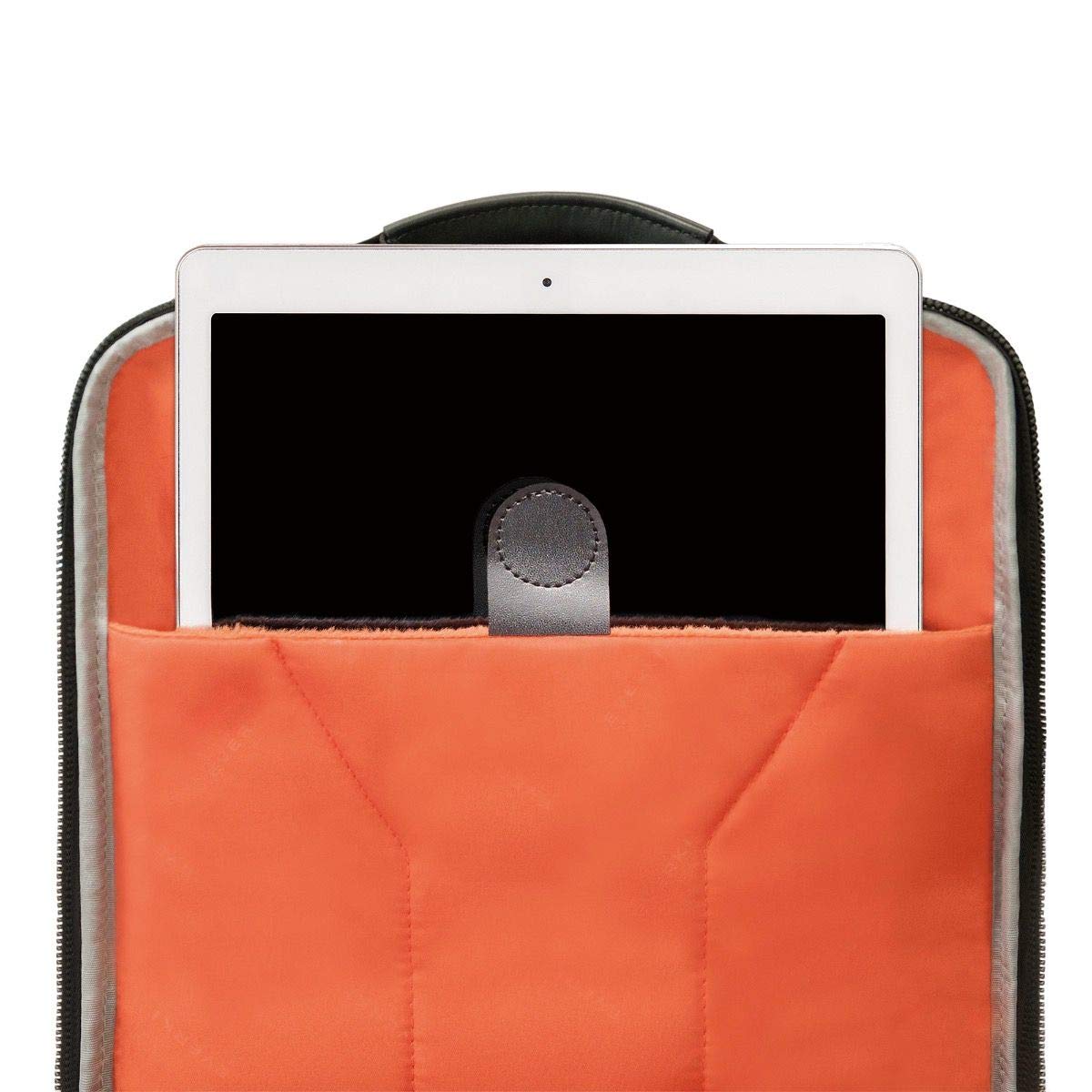 EVERKI Onyx Premium Business Executive 15.6-Inch Laptop Backpack, Ballistic Nylon and Leather, Travel Friendly (EKP132), Black