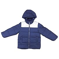 Little Boys' Navy Quilted Heavyweight Bubble Jacket, 5-Kids