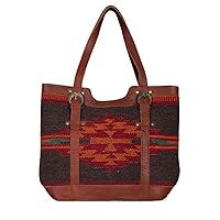 Scully Women's Southwestern Woven Handbag - B301