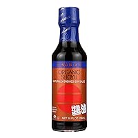 Organic Shoyu Soy Sauce - Soy Sauce Organic Shoyu, Shoyu Soy Sauce, Brewed Soy Sauce, Dumpling Sauce, Use on Tofu, Sushi, Vegan, Non-GMO, Kosher - 10 Oz, 6-Pack
