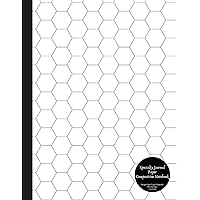 Specialty Journal Paper Composition Notebook Hexagon Paper (Large) Honeycomb Hex Grid Pages .5 inch sides: Bio / Organic Chemistry and Geometry Honeycomb Hex Exercise Book Specialty Journal Paper Composition Notebook Hexagon Paper (Large) Honeycomb Hex Grid Pages .5 inch sides: Bio / Organic Chemistry and Geometry Honeycomb Hex Exercise Book Paperback