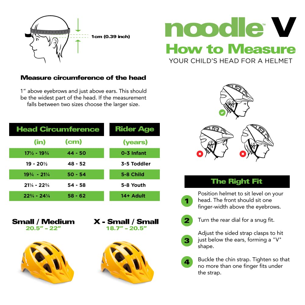 Joovy Noodle V Kids Bike Helmet S-M, Child and Toddler Helmet, Goldy