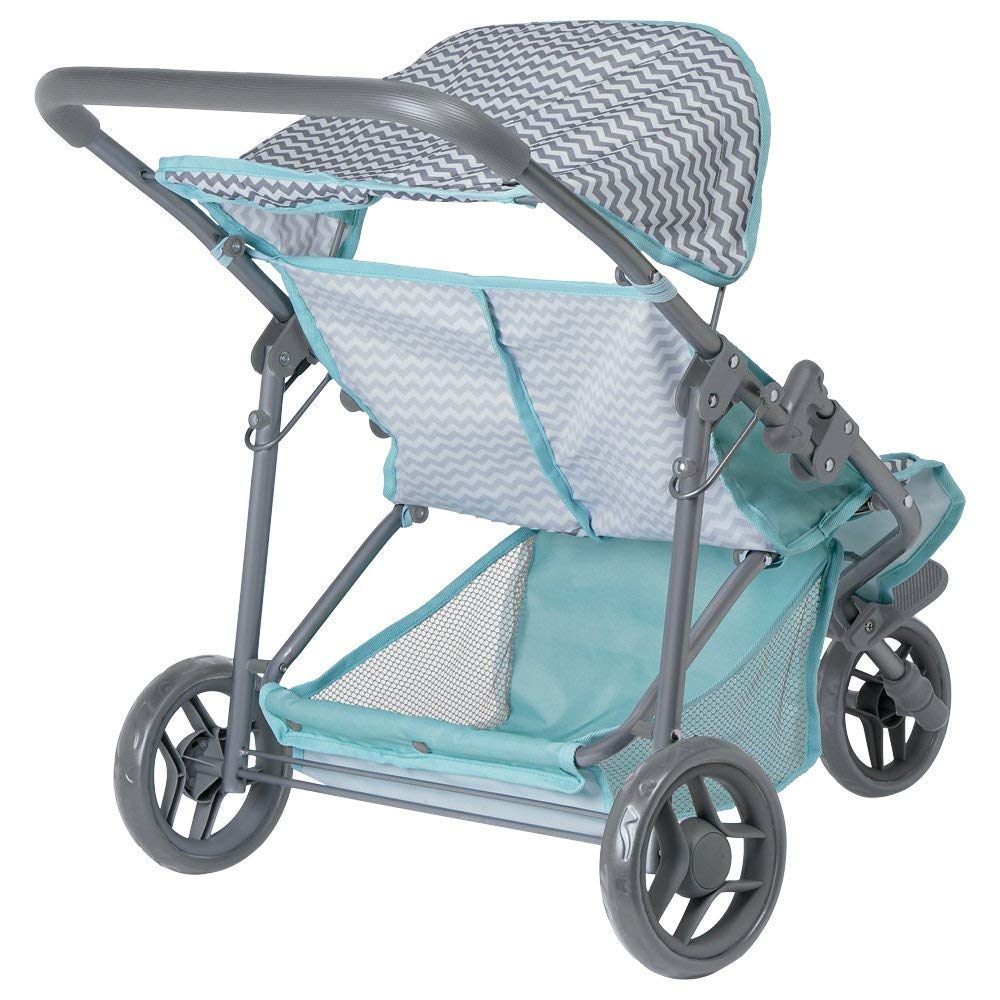 Adora Zig Zag Twin Jogger Stroller for Baby Doll
