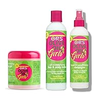 Fly-Away Gel for Taming Edges Infused with Olive Oil and Vitamin E, Oil Moisturizing Hair and Scalp Lotion, Leave-In Conditioning Detangler - Bundle
