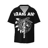 Adam and The Ants Men Fashion Hawaiian T Shirt Funny Button Down Clothes Short Sleeve Tops