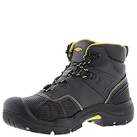 KEEN Utility Men's LogandaleMid HeightSteel Toe Waterproof Work Boots