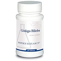 Ginkgo Biloba Standardized 24% Ginkgo Biloba Percent Extract, Brain Supplement, Nootropic, Focus, Energy, Memory, Healthy Aging. 60 Tablets