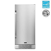 Whynter BOR-326FS 3.0 cu. ft. Indoor/Outdoor Beverage Refrigerators, One Size, Stainless Steel/Black, 15